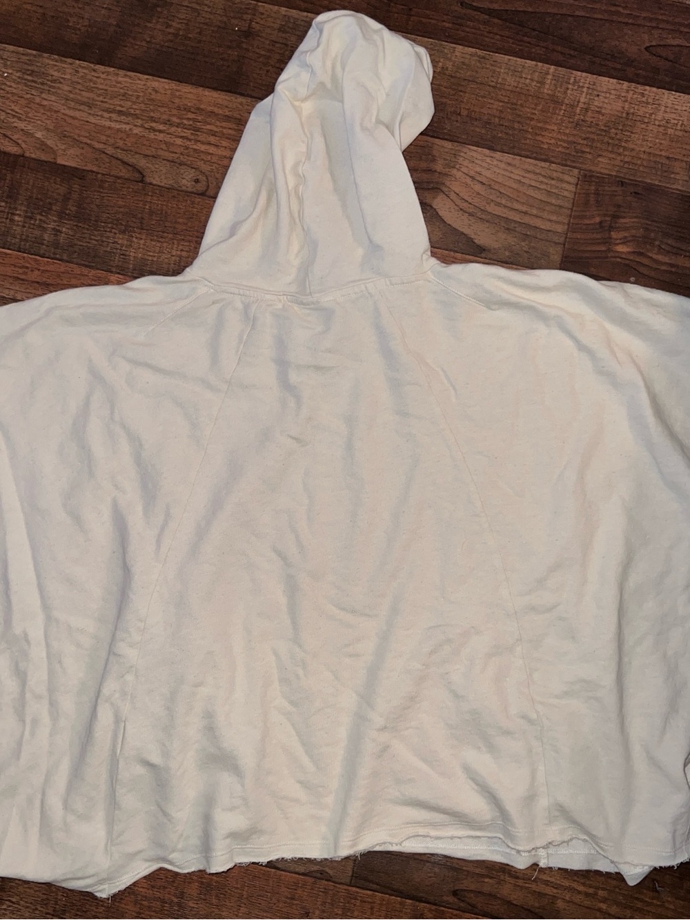 Zara Kids Cream Hooded Pullover Top